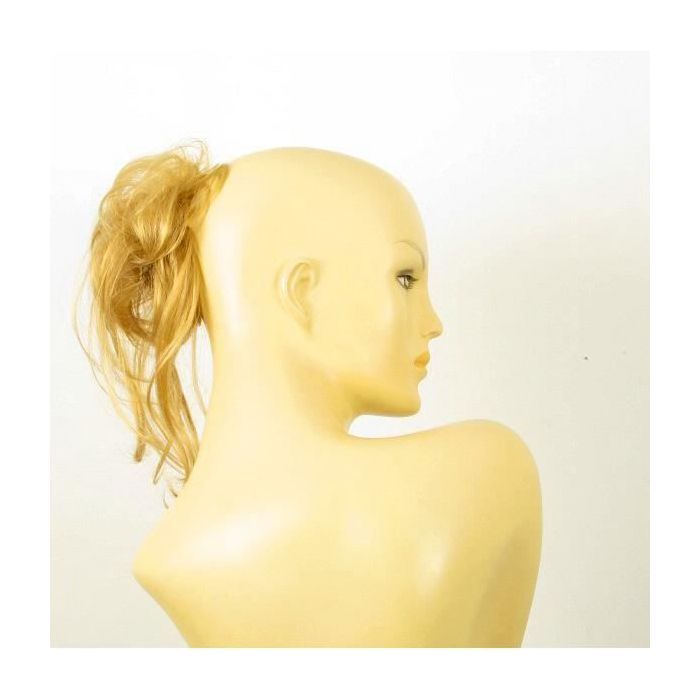 Chouchou Postiche Pour Chignon Blond Doré Ref 17 En 24b - Neuf Avec étiquettes Synthétique Bouclé