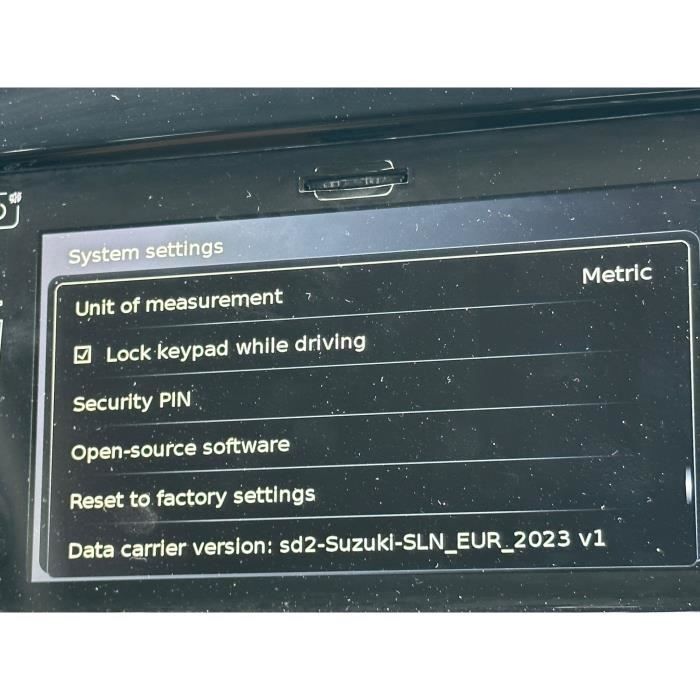 Carte SD Navigation GPS - SUZUKI - 3992154PA8 - Europe 2023 - Compatible SLDA - Avertissement zones de danger - Auto