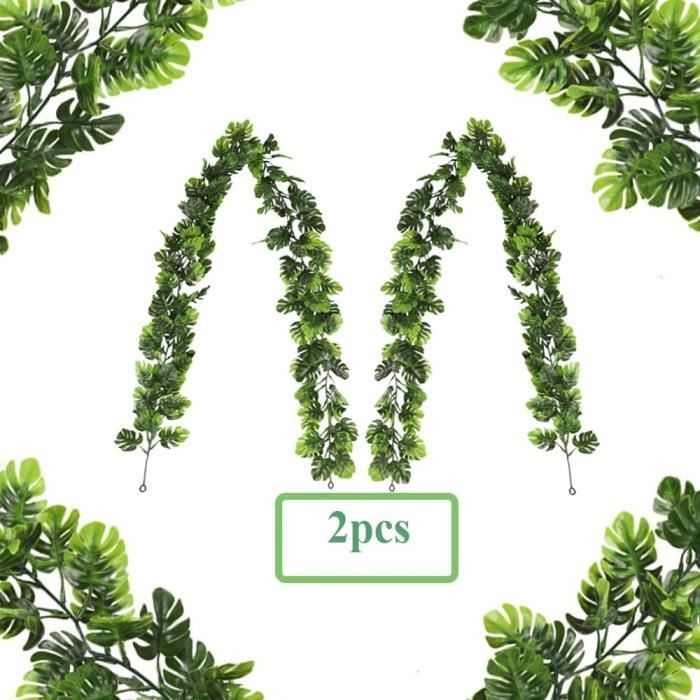 Plante Artificielle Lierre 180cm - Décoration Murale Fausse Vigne Pour Intérieur/Extérieur