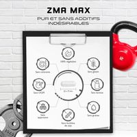 Complément Alimentaire ZMA MAX - 180 Capsules - Zinc, Magnésium, Vitamine B6 - Dose Haute