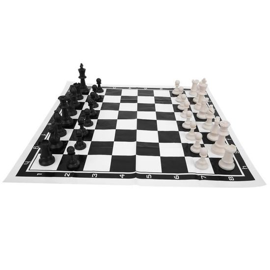 RUIDA Jeu D'échecs En Plastique Jeu D'échecs International Jeu D'échecs