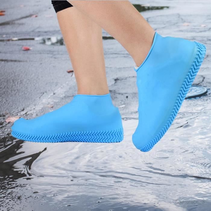 Jinzhenhong Couvre-Chaussures Réutilisables Lavables - Lot De 20, Semelle Anti-Dérapante, Multicolore Pour Intérieur/Extérieur