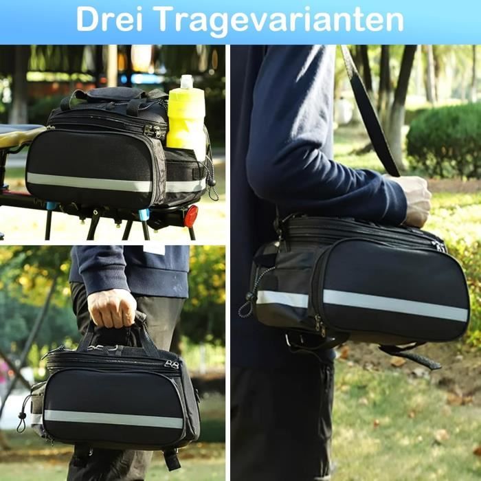Porte-Bagages Avant Pour Vélo Zasdvn - Support Multifonctionnel Réglable VTT Avec Installation Rapide Jusqu'à 15kg