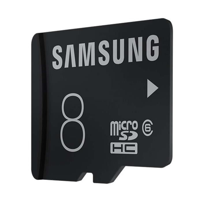 Carte micro SD 8 GO avec adaptateur offert - SAURON SECURITE
