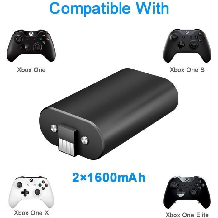 Accessoire Pour Manette Venom Pack De Deux Batteries Rechargeables Pour Manette Xbox Series X - S - Noir