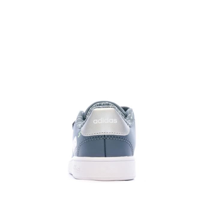 Baskets Grises Gar on ADIDAS Advantage Tige synth tique