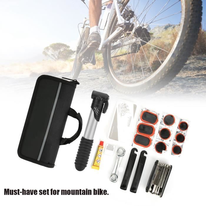 SURENHAP Ensemble d'outils de réparation de vélos Kit de