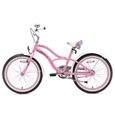Vélo pour enfants - BIKESTAR - 20 pouces - Edition Cruiser - Rose-3