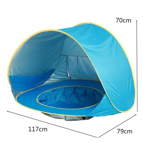 Tente De Plage Pour Bebe Tente De Jeu Pour Bebe Avec Tente De Protection Uv50 Contre Le Soleil Anti Uv Pour Les Vacances A La Plag Cdiscount Jeux Jouets