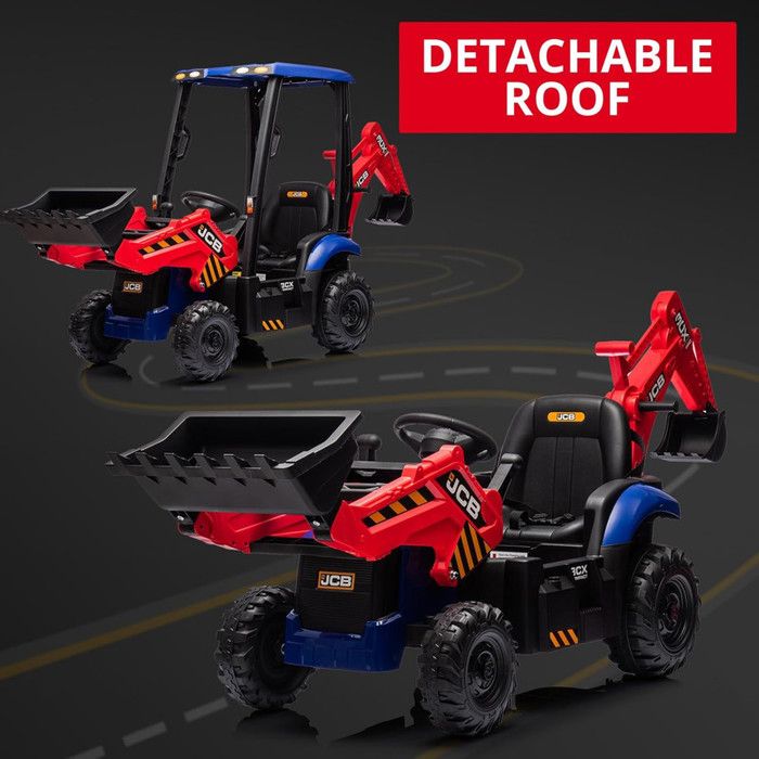 GRATTOIR ÉLECTRIQUE POUR Enfants 12V Avec Pelle Excavatrice Jaune Et