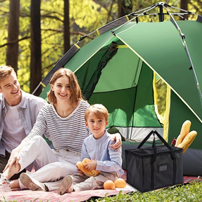 Sac Isotherme XL 40 L AluBox Black Edition – Pique-Nique & Sortie Famille Isotherme Puissant