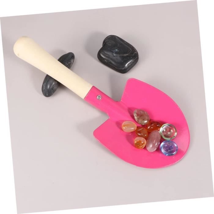 WHAMVOX Set Outils Jardinage Enfant Mini Pelle Râteau - Jouets Extérieurs Plage Jardin Sécurisés