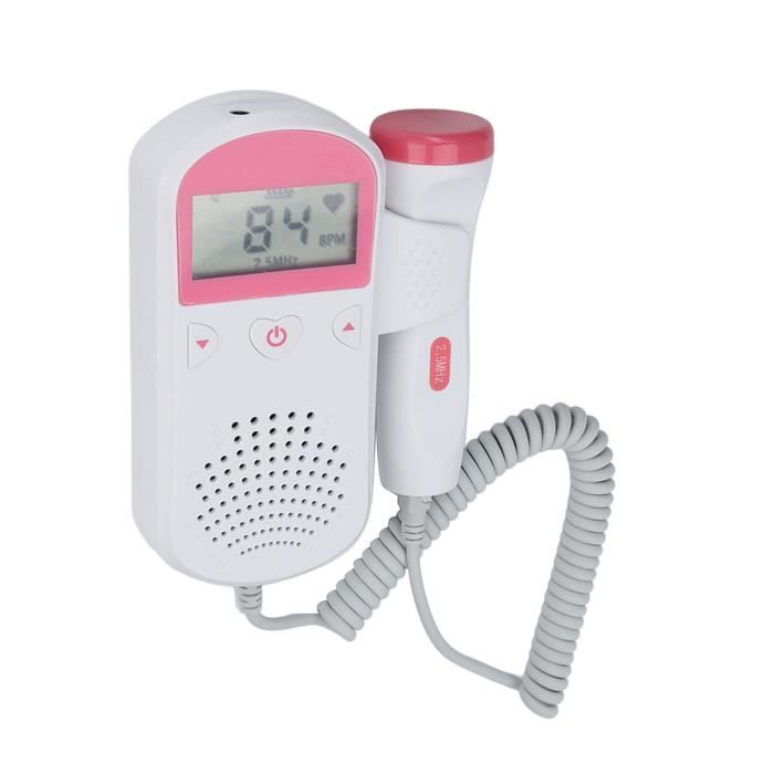 Generic Moniteur de fréquence cardiaque portable pour bébé enceinte,  détecteur d'échographie sonore fœtale à prix pas cher