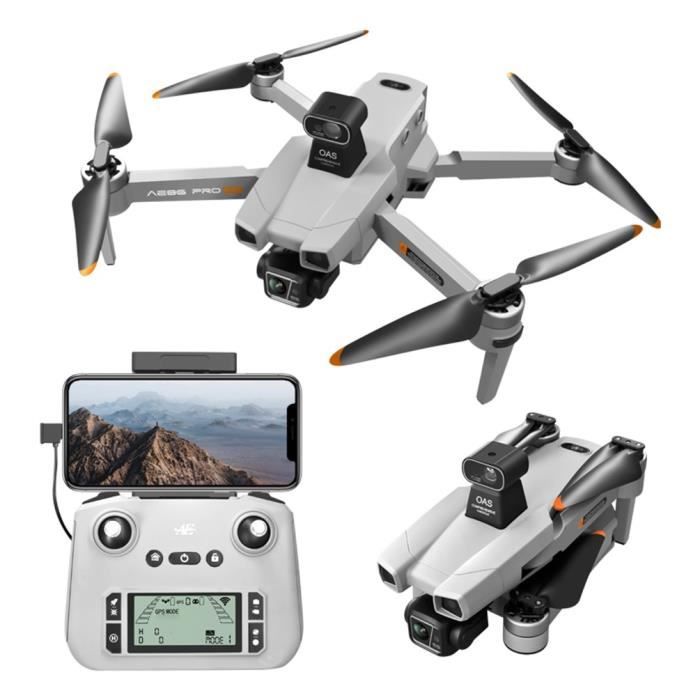 HYTOBP Drone professionnel GPS 8K FPV 3KM Nacelle mécanique à 3