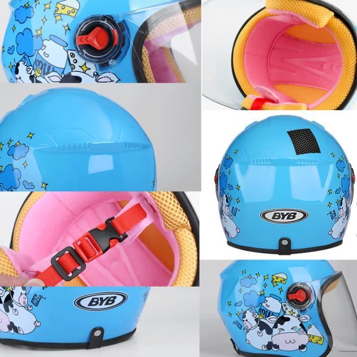 Casque moto enfant scooter casque protection pour fille garçon avec motif  Koala