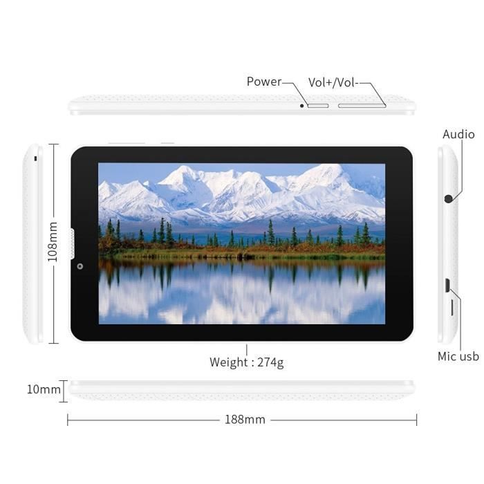  Tablette PC E706 7'' TFT LCD Quad Core3