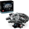 LEGO Star Wars 75375 Millennium Falcon, Set de Construction, Vaisseau Spatial, Adultes-0
