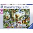Puzzle 1000 pièces Ravensburger - Aventures dans la jungle - Mixte - 14+ ans-0