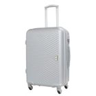 Valise taille moyenne Alistair - Collection Iron - 4 roues - ABS ultra résistant - Argent