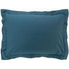 DOUCEUR D'INTERIEUR CDaffaires Taie d'oreiller 50 x 70 cm en percale uni 78 fils percaline Bleu Bleu
