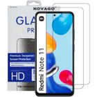 NOVAGO Pour Xiaomi Redmi Note 11 Redmi Note 11S - 2 Films de protection écran verre trempé