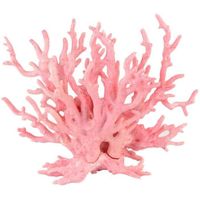 Corail Aquarium,Corail Artificiel Plante Artificielle Ornament Décoration pour Aquarium Rose