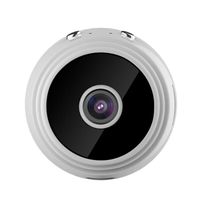 Caméra miniature,Mini caméra de Surveillance sans fil Wifi HD 1080P, avec Vision nocturne, détection de mouvement - 02 white[E1]