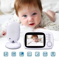 Babyphone VB603 Bébé Moniteur Caméra Écoute Sans Fil 2.4GHz LCD pour enfants avec capteur de température, prise en charge interphon