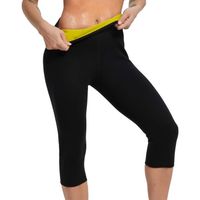 Legging de Sudation de Sport Minceur Femme - CELLUSTOP - Noir - Respirant - Fitness - Taille Haute
