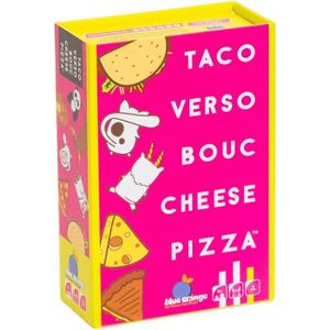 JEU SOCIÉTÉ - PLATEAU Taco Verso Bouc Cheese Pizza - Jeu de Société Idéa