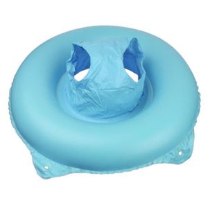 BOUÉE - BRASSARD Bleu - Anneau de natation gonflable pour bébé, siège de sécurité à double poignée, flotteur de piscine pour e