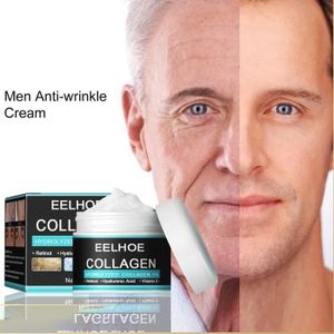 ANTI-ÂGE - ANTI-RIDE Crèmes Anti-rides au collagène actif pour homme, crème de beauté à la vitamine E, estompe les ridules, soins du visage