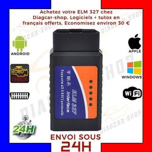 OUTIL DE DIAGNOSTIC Valise Interface ELM327 OBD2 WIFI Voiture Scanner 