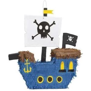 Piñata Pirate Ship 3D Pinata | Blue | 1 Pc Ahoy Bateau, 6