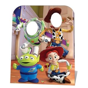 FIGURINE - PERSONNAGE Figurine en carton Passe Tete Toy Story - DISNEY - Vert & Bleu - Pour Enfant à partir de 3 ans