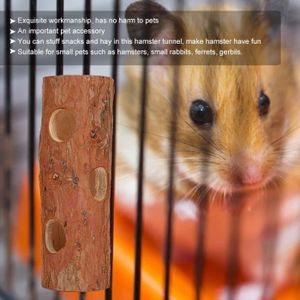 TAPIS DE JEU - TUNNEL Tunnel de hamster en bois Jouet à mâcher furet ger