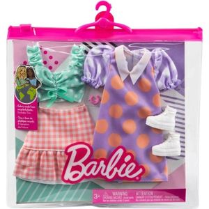 ACCESSOIRE POUPÉE Barbie Fashion Pack - HBV70 - Ensemble Tenues de v
