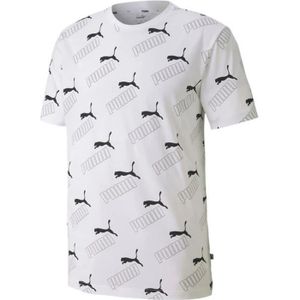 Puma T-shirt de sport turquoise-blanc imprim\u00e9 avec th\u00e8me style d\u00e9contract\u00e9 Mode Hauts T-shirts de sport 