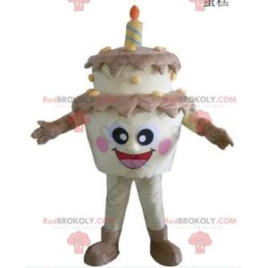 DÉGUISEMENT - PANOPLIE Mascotte de gâteau d'anniversaire géant, costume d