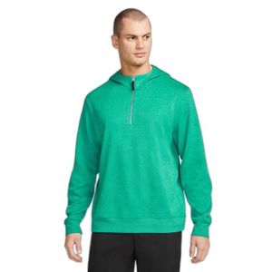 SWEAT-SHIRT DE SPORT Sweatshirt à capuche Nike Dri-Fit - Golf - Homme - Neptune green/brushed silver - XS
