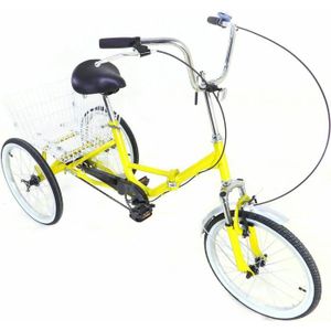 TRICYCLE Tricycle de vélo adulte pliable à une vitesse de 2