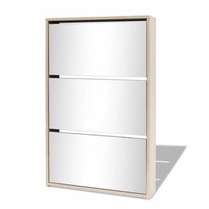 Meuble A Chaussures Miroir Achat Vente Meuble A Chaussures