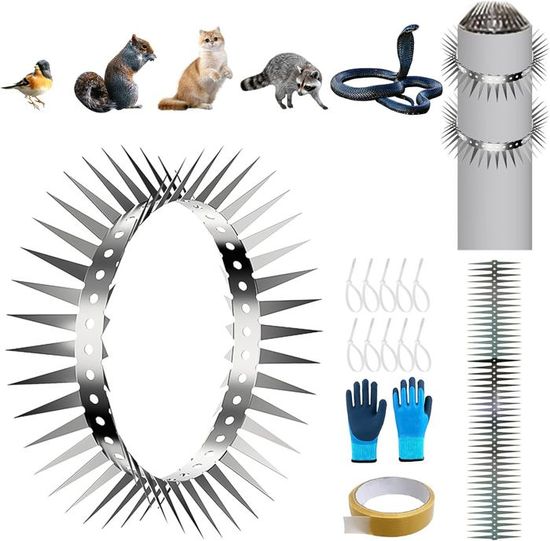 Clous Anti-oiseaux En Acier Inoxydable, Répulsif Pour Oiseaux De Toit