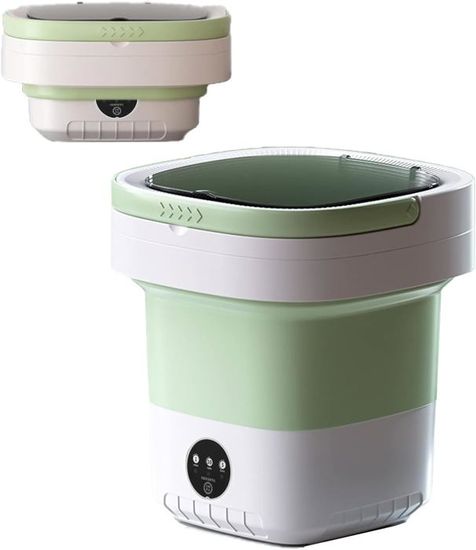 Machine à Laver Portable 7L Avec Essoreuse - Mini Laveuse Automatique Pour Dortoir, Camping-car, Sous-vêtements - 10