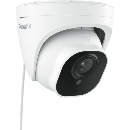 Reolink RLC-520A Caméra De Surveillance Extérieure Dôme PoE 5MP HD - Détection Intelligente Personne/Véhicule/Animal, Vision Nocturne 30m, Grand Angle 100°, Audio Intégré, Slot MicroSD 256Go