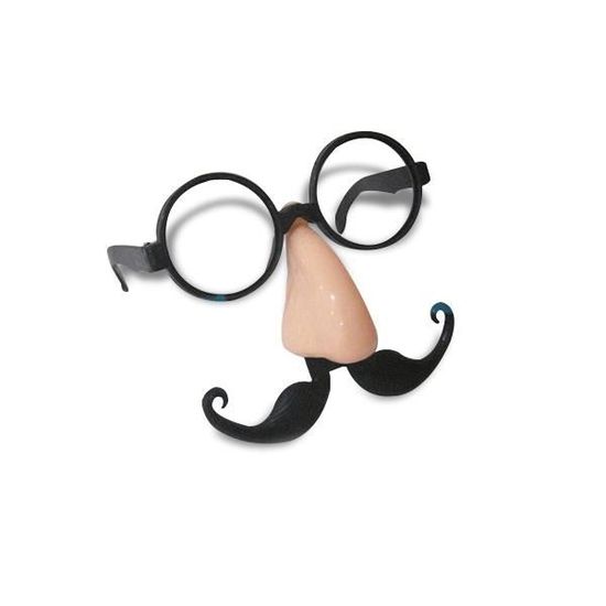 Lunette nez et moustache Taille Unique - Homme, Femme - Cdiscount Jeux -  Jouets