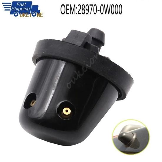 TEOZBLU 2 Pièces Buse De Lave-Glace Arrière, Buse D'essuie