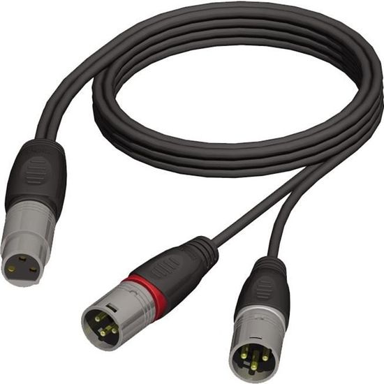 2x3 mètres Black Connect ls Single-Wire Câble haut-parleur 99,9/% OCDE cuivre