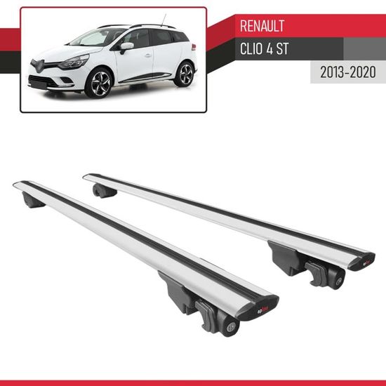 Barres De Toit Transversales TURTLE Pour Renault Clio Break 2007-2012 - Neuf Avec Garantie 2 Ans