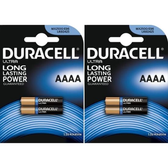 Duracell Ultra AAAA (par 2) (5000394041660) - Achat Pile & accu